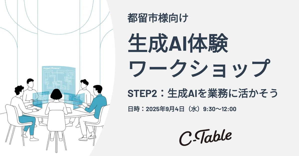 都留市職員向け生成AIワークショップ 第2回レポート（2025/9/04実施）